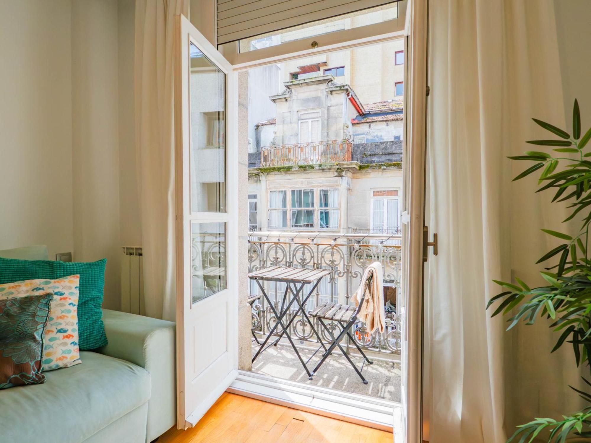 Luxury Centro De Vigo Balcony Appartement Buitenkant foto